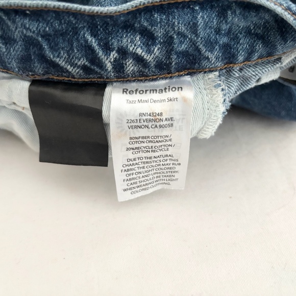 Reformation Tazz Maxi Denim Skirt - Picture 5 of 5